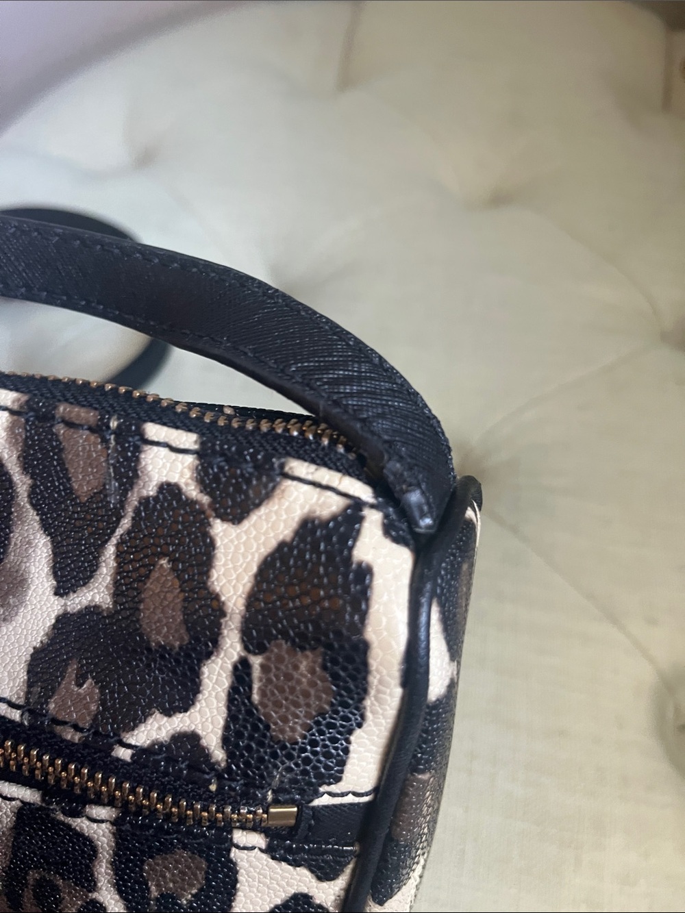 Kate Spade New York Bold Leopard-Print Crossbody Bag in Brown, Black, Cream - Picture 8 of 16